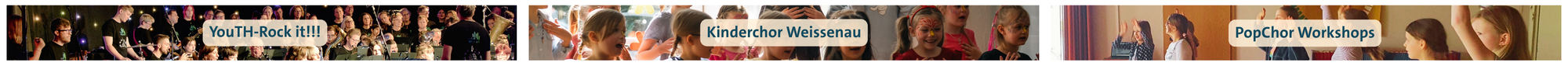 Fotos der darunter vorgestellten Chöre